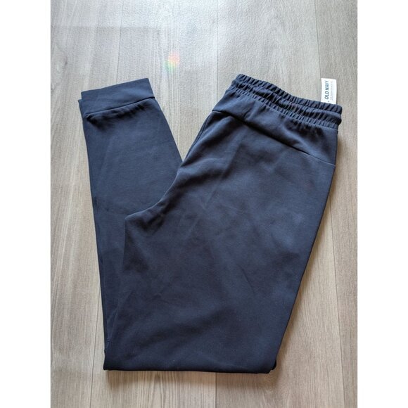 Old Navy Mens Black Jogger Sweatpants Size M With Elastic Waist & Drawstring NWT - Picture 1 of 4